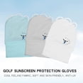 thumbnail image 4 of facefd Gant de Golf Rafraîchissant Femmes Hommes Conduite Pêche Gants Protection UV m Blanc Droit, 4 of 5