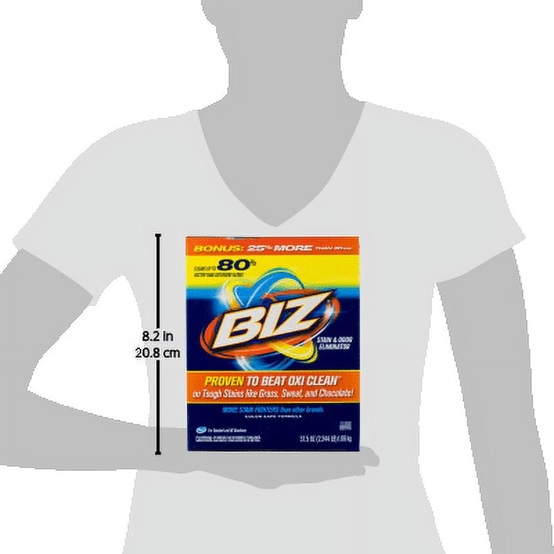 Biz Powder Stain and Odor Eliminator, 37.5 Oz