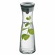 thumbnail image 2 of Water Carafe 1.8l High Borosilicate Glass Bottle Basic Tilting Lid Closure Jug, 2 of 5