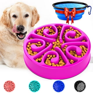 Slow Feeder Insert Dog Puzzle Bowl Food-grade Silicone Slow Feeder Dog Bowl  Slow Food Feeding Pet Bowls Pet Puzzle Feeder Pot - AliExpress