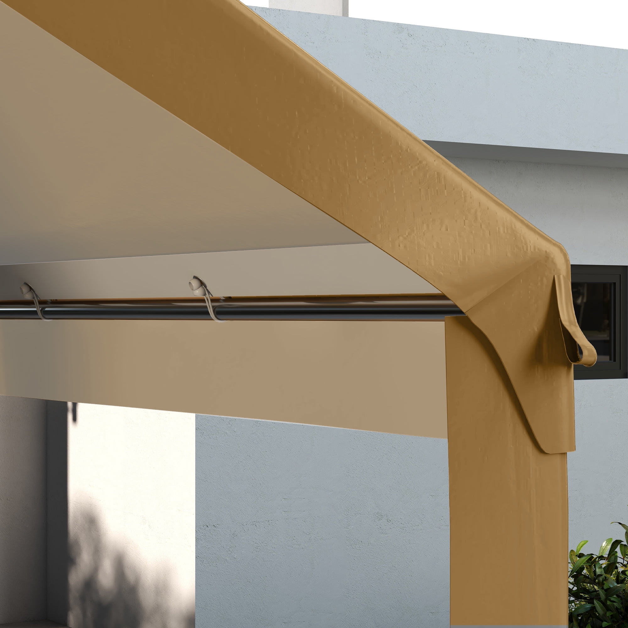 10 x 20ft Carport Roof, UV Resistant Canopy Replacement, Fits 84C-378V00 and 84C-206 Series, Beige