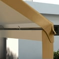thumbnail image 6 of Outsunny 10 x 20ft Carport Canopy Replacement, UV Resistant, Beige, 6 of 9