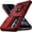 Red, variant on Starshop Samsung Galaxy A26 5G Case Phone Cover Shockproof Ring Stand Case With Camera Cover - Black