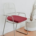 thumbnail image 6 of Set of 6 Chair Cushions for Dining Chairs Non Slip Seat Cushion with Ties and Machine Washable Cover Foam Kitchen Chair Pads Indoor 17x17x2 inches Red, 6 of 7
