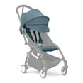 thumbnail image 1 of Stokke YOYO 6+ Color Pack, Aqua - Textiles Only: Seat Pad, Extendable Canopy & Zipped Back Pocket - Requires YOYO3 Frame (Sold Separately), 1 of 5