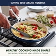 thumbnail image 2 of GreenPan Balance 12" Fry Pan Ceramic Nonstick, Toxin-Free, Dishwasher & Oven Safe, Oxford Blue, 2 of 7