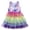 Red, variant on Dress For Girls Short Sleeve Tutu Party Wedding Birthdayes Girls Clothes Size 4-5T
