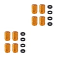 thumbnail image 2 of Speravity Paquete de 4 tapas de repuesto para válvula de aire de neumático de rueda de coche, tapas antipolvo para neumáticos, Protector extraíble para Oro 2piezas Speravity CBP449092, 2 of 6