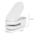 thumbnail image 3 of LCXmlly Desktop Hole Puncher Portable Mini Manual Hole Puncher Accurate Metal Stationery Gift, 3 of 9
