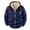 Z5-Blue-xcmzpl mens fleece hoodie, variant on Xcmzpl Men's Zip up Sherpa Lined Hoodies Thick Fleece Heavyweight Jacket Santa Print Pocket Thermal Warm Hooded Jacket Athletic Casual Winter Sweatshirts S-3XL