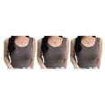 thumbnail image 1 of Minnieouse Lencería Camiseta corta sin mangas Camisola ancha Almohadilla sexy Camiseta con cuello cuadrado Chaleco corto Ropa interior deportiva Type1 NO1, 1 of 6
