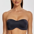 thumbnail image 3 of MELENECA Strapless Bra Minimizer with Underwire for Women Navy Blue 32G, 3 of 5