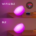 thumbnail image 4 of Lámpara de mesa LED WiFi, lámpara de noche regulable WiFi RGBWW, lámpara de mesa portátil, cambio de color, control APP, compatible con Alexa y Google Assistant, para dormitorio, salón, decoración, 4 of 7