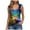 Gold, variant on Jkety Cute Summer Tops Womens Square Neck Tank Tops Cute Double Layer Seamless Workout Tops Summer Sleeveless Shirts(Blue,XL)