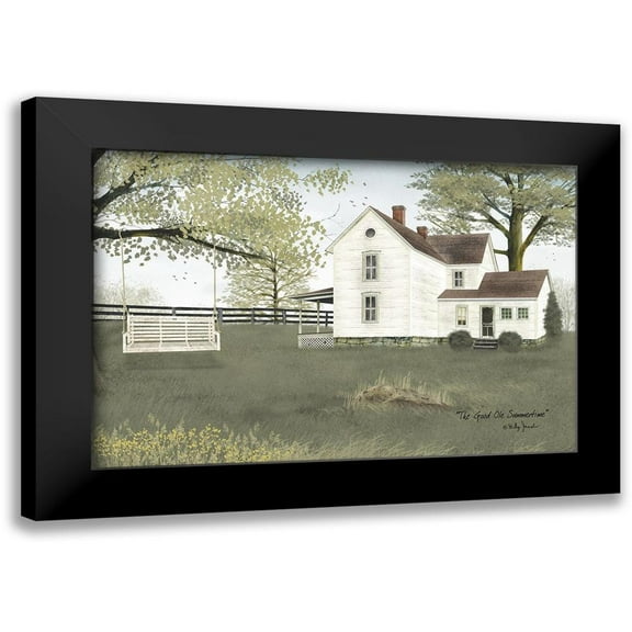 Jacobs, Billy 14x11 Black Modern Framed Museum Art Print Titled - Good Ole Summertime