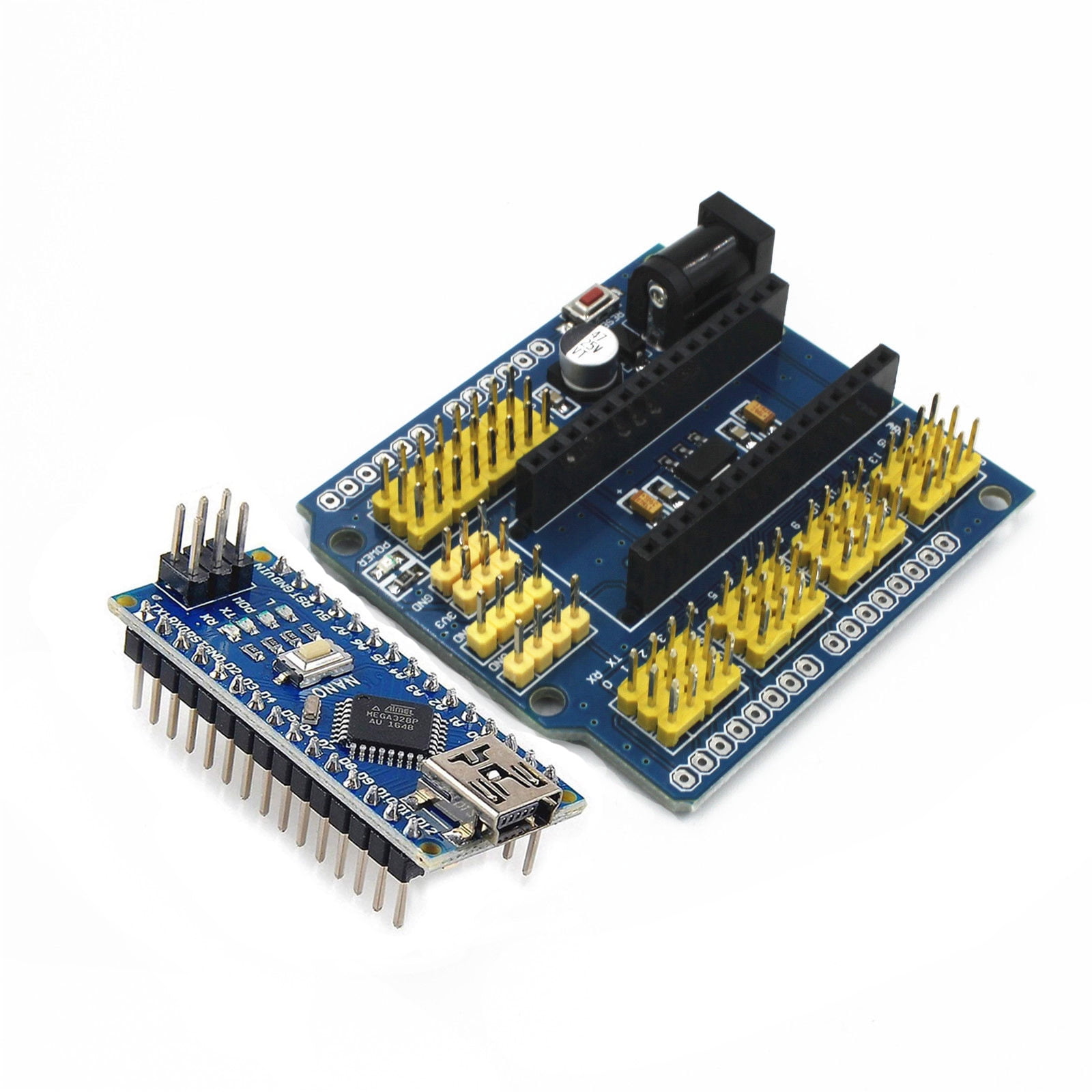 Nano V3.0 ATMEGA328P Shield I/O Extension Board - Foto 12
