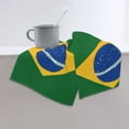 thumbnail image 4 of Brazil Flag Hand Towel For Bathroom Kitchen Absorbent Soft Home Face Bath Towels 27.5 X 15.7 Inches, 4 of 7