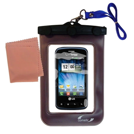 Gomadic Clean and Dry Waterproof Protective Case Suitablefor the LG Enlighten to use Underwater