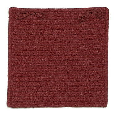 Colonial Mills Courtyard - Sangria Chair Pad (single)
