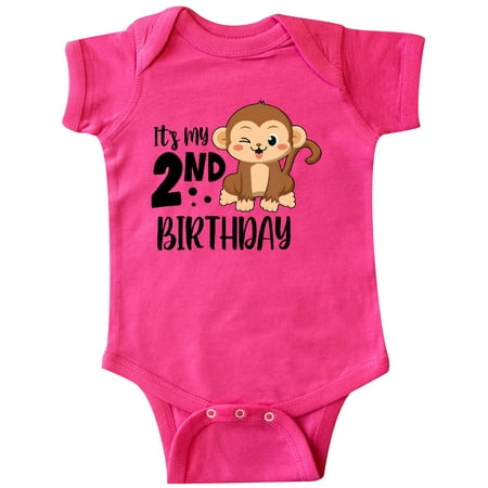 

Inktastic Monkey Its My 2nd Birthday Gift Baby Boy or Baby Girl Bodysuit