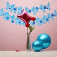 thumbnail image 4 of Yuarrent Letrero de feliz cumpleaños con decoraciones de fiesta reutilizables hechas con papel ecológico y no tóxico Kits de decoración para fiestas Azul, 4 of 6