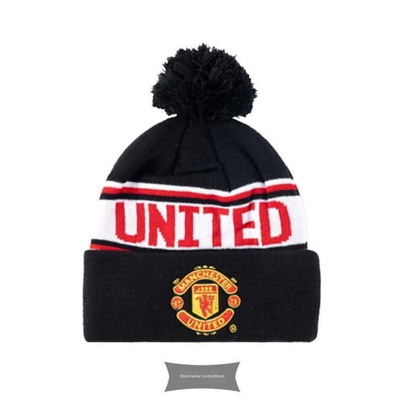 UEFA Champions League football sports knitted hat cap for men and women winter warm football cap Manchester United