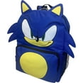 Ruz Sonic The Hedgehog Big Face School Backpack With 3D