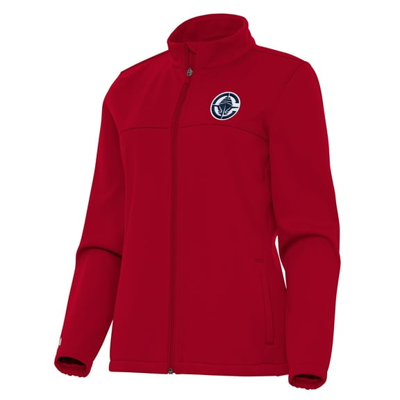 Women's Antigua Red LA Clippers Links 2 Full-Zip Golf Jacket