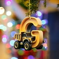 thumbnail image 5 of 26 Alphabet Building Vehicle Ornaments for Christmas Tree,26 letters christmas tree pendant,Initial Letter Building Vehicle Pendant,Hanging Decorations for Christmas Tree Party Gifts DIY Decor, 5 of 9
