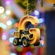 thumbnail image 5 of 26 Letters Building Vehicle Christmas Decorations Christmas Tree Pendants, 5 of 5