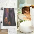 thumbnail image 7 of Dreamtimes Halloween Witch's Cat Cotton Towel Set 2PCS, Quick Drying Bath Towels, Soft and Breathable Hand Towel WashCloths for Kitchen, Bathroom, Gym, Beach, 7 of 7