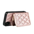 thumbnail image 6 of iPhone X Wallet Case, iPhone XS Cover, Allytech Zipper Case with Card Holder Slot Crossbody Chain Strap Handbag Purse Wrist Strap Shockproof PU Leather Case for iPhone X/ XS 5.8", Rosegold, 6 of 7