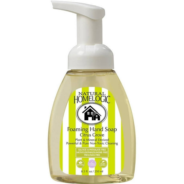 Natural Homelogic Citrus Grove Foaming Hand Soap 8 5 Fl Oz Walmart Com Walmart Com