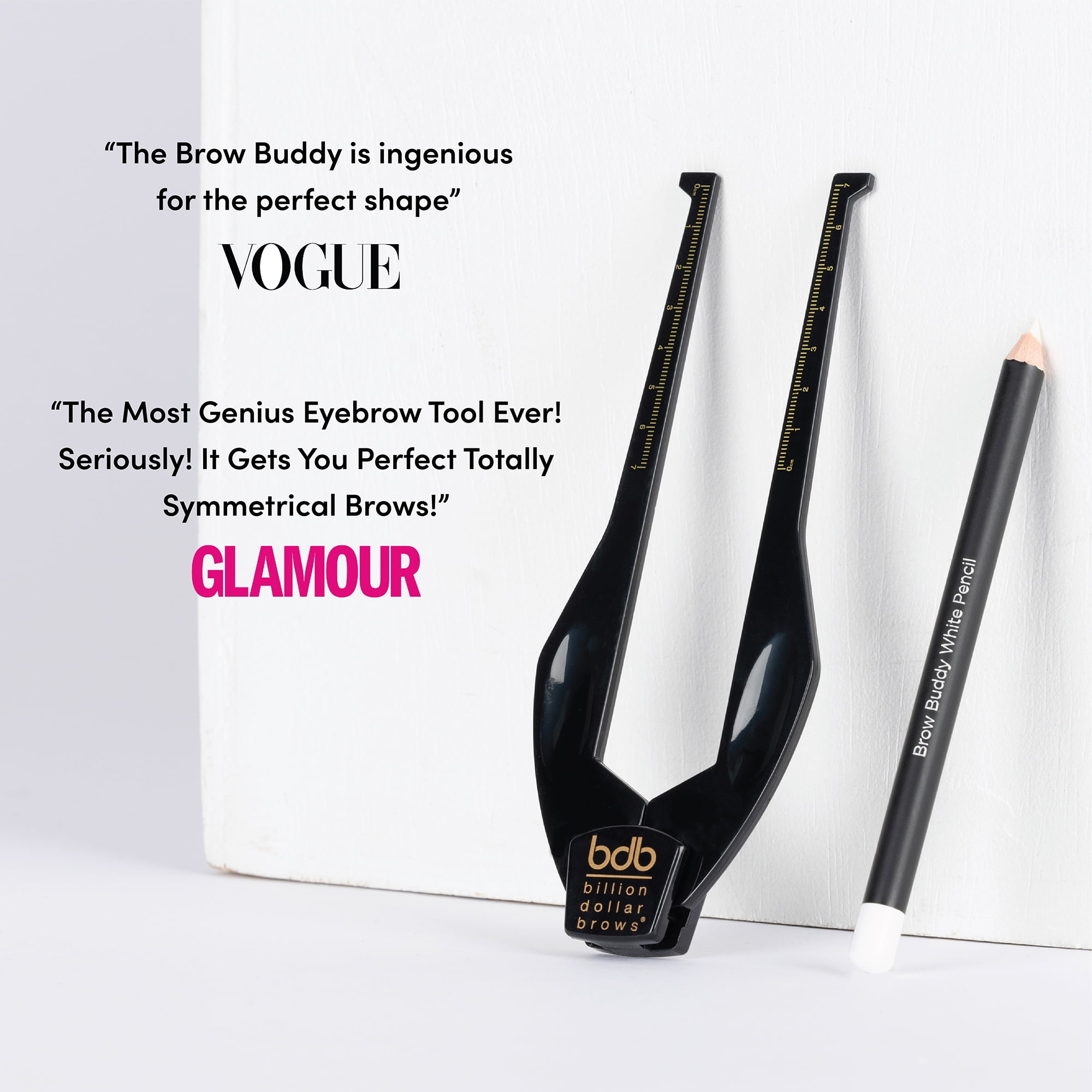 bdb Brow Buddy Tool アイブロウペンシル bdb Brow BuddyÂ® â€“ Patented Pro Eyebrow Mapping & Shaping Kit