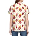 thumbnail image 5 of Honeii Popcorn Print Youth Short Sleeve T-Shirt,Boys Athletic Shirt,Quick Dry Short Sleeve Performance Moisture Wicking T Shirt, 5 of 6