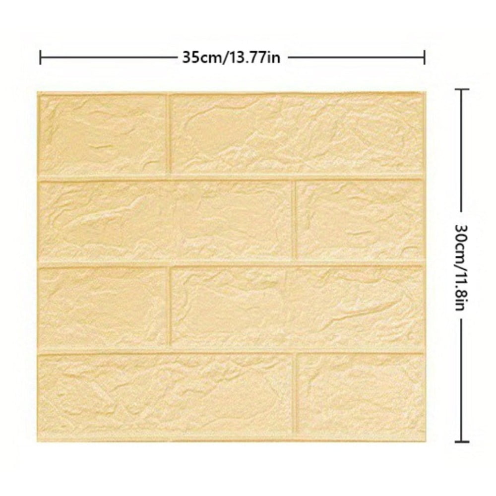 50pcs/100pcs 3D Wood Grain Wall Tile Stickers – Self-Adhesive, Waterproof, Shock-Resistant Ceiling & Wall Panels, Easy to Clean and Cut, for Kitchen, Living Room, Bathroom, Hallway