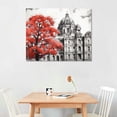thumbnail image 2 of GOSMITH  black, white, and red contemporary wall art, Berlin street painting, romantic frame art, wall decoration prints, 2 of 4