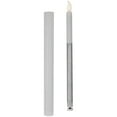 thumbnail image 6 of Northlight Set of 4 Solid White LED Flameless Flickering Wax Taper Candles 9.5", 6 of 6