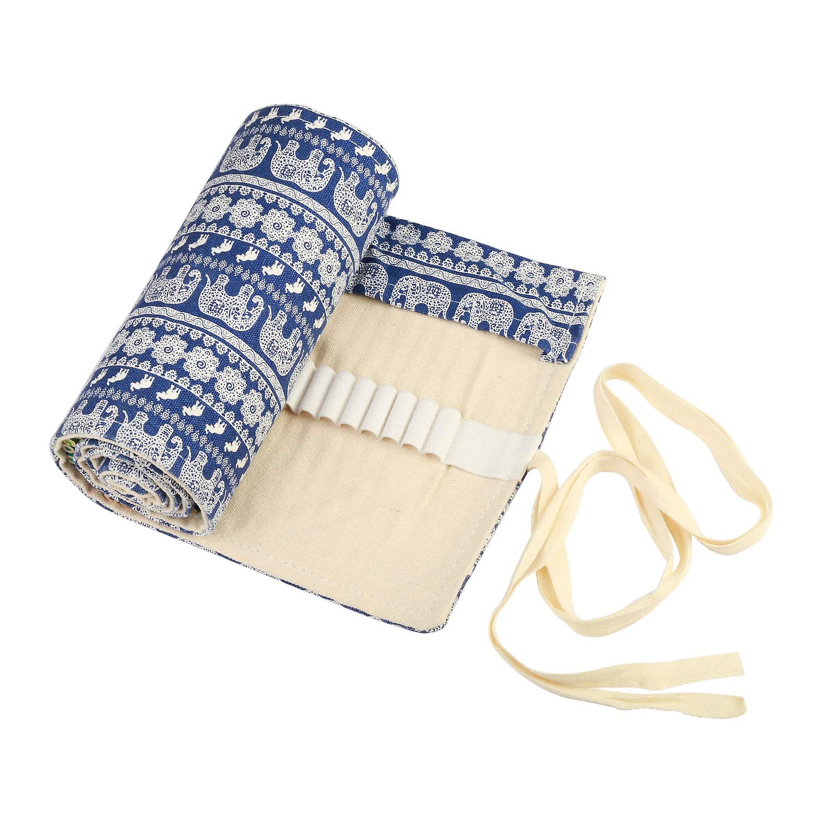 Toile Sac De Pinceaux 22 Emplacements - Étui Rouleau Portable Pour Peinture Aquarelle Huile