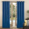 thumbnail image 2 of Sun Zero Sailor Indoor/Outdoor UV Protectant Room Darkening Grommet Curtain Panel, 2 of 2