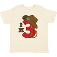 thumbnail image 3 of Inktastic Cowboy 3rd Birthday I'm Three Girls Toddler T-Shirt, 3 of 5