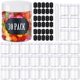 thumbnail image 1 of Plastic Jars With Lids, 8 oz Plastic Containers With Lids, Jars With Lids Ideal For Cake Jars Body Butter And Food Storage, Pack Of 30, 1 of 10