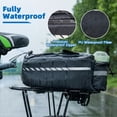 thumbnail image 6 of Lictin Insulated Bike Bag For Bicycles, Waterproof Bike Pannier Bag with Reflector & Shoulder Strap, 10L Capacity Rear Rack Bag, Black, 6 of 8