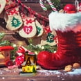 thumbnail image 4 of Kmbangi Christmas Small Village Houses, Cute LED Light Up Snow House Scene Figurine Tabletop Decorations for Home, 4 of 6