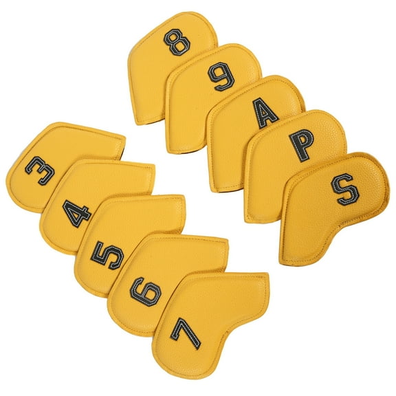 10Pcs Golfs Driver Golfs Club Covers Iron Headcover, Golfs Mallets Putter Headcover Golfs Club Head Covers for Men Women