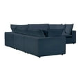 thumbnail image 4 of TOV Furniture Cali Navy Performance Fabric Modular L-Sectional, 4 of 6