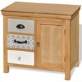 thumbnail image 4 of vidaXL Sideboard 25.6"x13.8"x23.6" Solid Wood Eucalyptus, 4 of 7