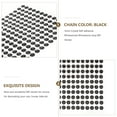 thumbnail image 5 of 234 pcs 5 mm de diamantes de imitación del Rhinestone Crystal autoadhesivas Etiqueta franja DIY (Negro), 5 of 5