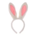 thumbnail image 1 of Preciosa diadema con orejas de conejo, diadema con orejas de conejo de peluche, tocado creativo para fiestas, 1 of 5