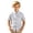 Light Gray, variant on Fozruso Boys Striped Pattern Short Sleeve Dress Shirt Button Front School Uniform Shirts for Toddler and Kids